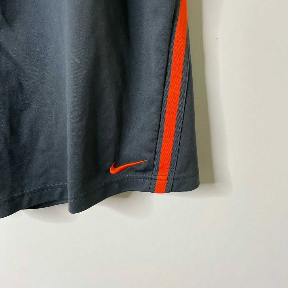 Nike Grey/Orange Athletic Shorts Large - Picture 3 of 6